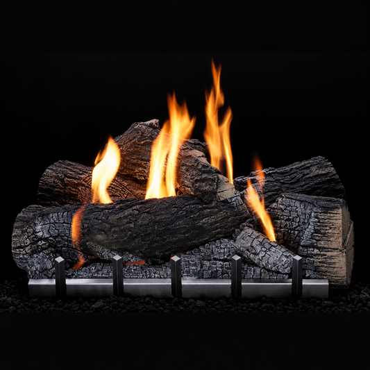 Empire OLX30WR Carol Rose Coastal 30" Wildwood Outdoor Refractory Ventless Log Set