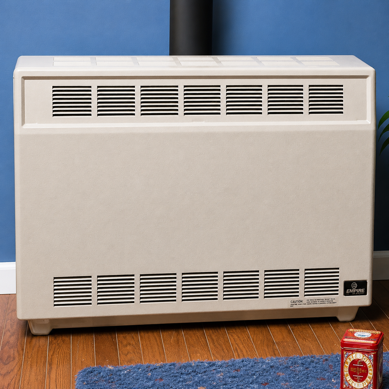Empire RH25 37" 25,000 BTU Thermostat Control Console Vented Room Heater