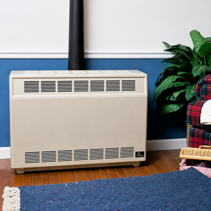 Empire RH25 37" 25,000 BTU Thermostat Control Console Vented Room Heater