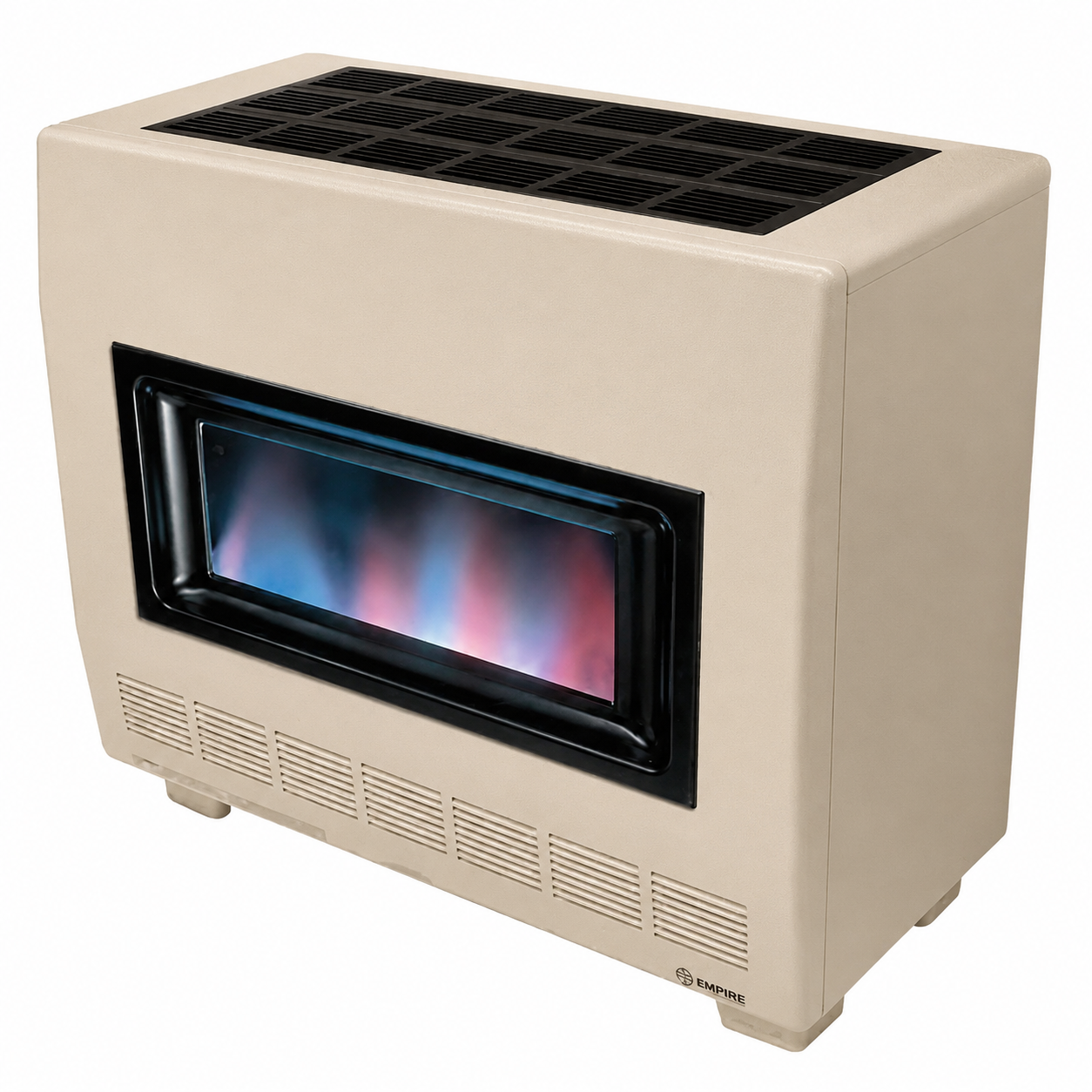 Empire RH50 34" 50,000 BTU Thermostat Control Visual Flame Room Heater With Blower