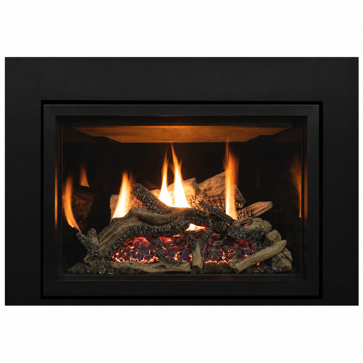 Empire Rushmore Clean Face 30" Direct Vent Gas Fireplace Insert with Thermostat Remote and Blower