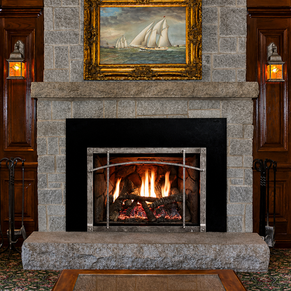 Empire Rushmore Clean Face 35" Direct Vent Gas Fireplace Insert with Thermostat Remote and Blower