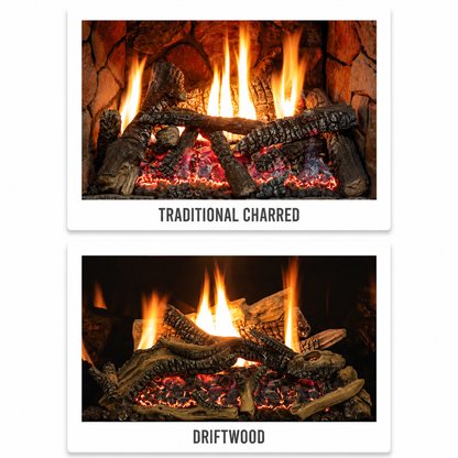 Empire Rushmore Clean Face 35" Direct Vent Gas Fireplace Insert with Thermostat Remote and Blower