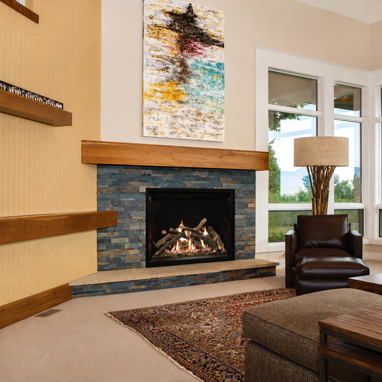 Empire Rushmore Clean Face 36" Zero Clearance Direct Vent Gas Fireplace