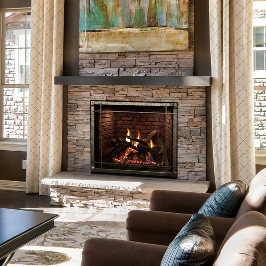 Empire Rushmore Clean Face 40" Zero Clearance Direct Vent Gas Fireplace