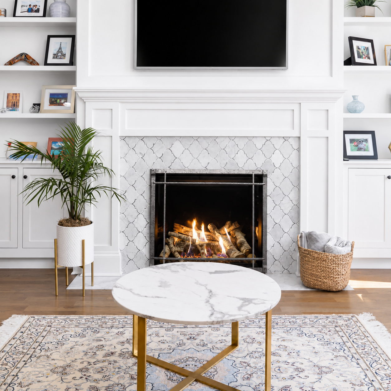 Empire Rushmore Clean Face 50" Zero Clearance Direct Vent Gas Fireplace