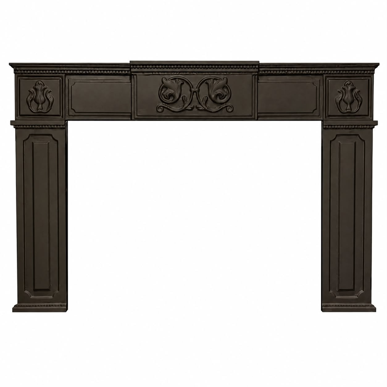 Empire SC336BL Matte Black Cast Iron Surround for Innsbrook Medium Fireplace Insert