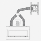 Empire SD6DFA25 Flex Vent Kit for HMFA Forced Air Kit