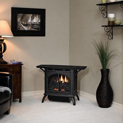 Empire Spirit 22" Cast Iron Freestanding Vent-Free Gas Stove 20,000 BTU
