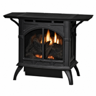 Empire Spirit 22" Cast Iron Small Ventless Stove 10,000 BTU Millivolt Control With Contour Burner and Log Set