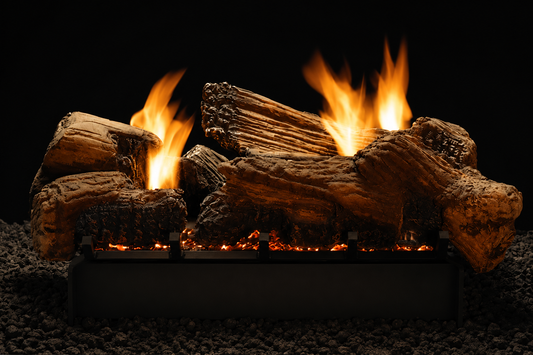 Empire Stone River Multi Sided Ceramic Fiber Vent Free Log Set