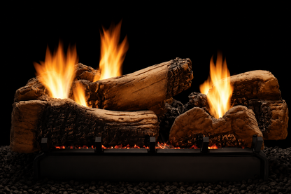 Empire Stone River Multi Sided Ceramic Fiber Vent Free Log Set