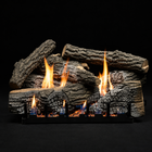 Empire Super Stacked Wildwood Refractory 7 Piece Vented/Vent-Free Gas Log Set