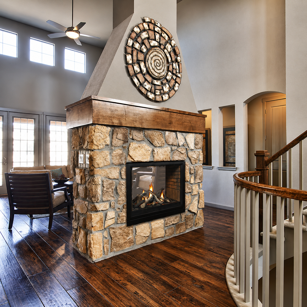 Empire Tahoe Clean Face 36" See Through Direct Vent Gas Fireplace