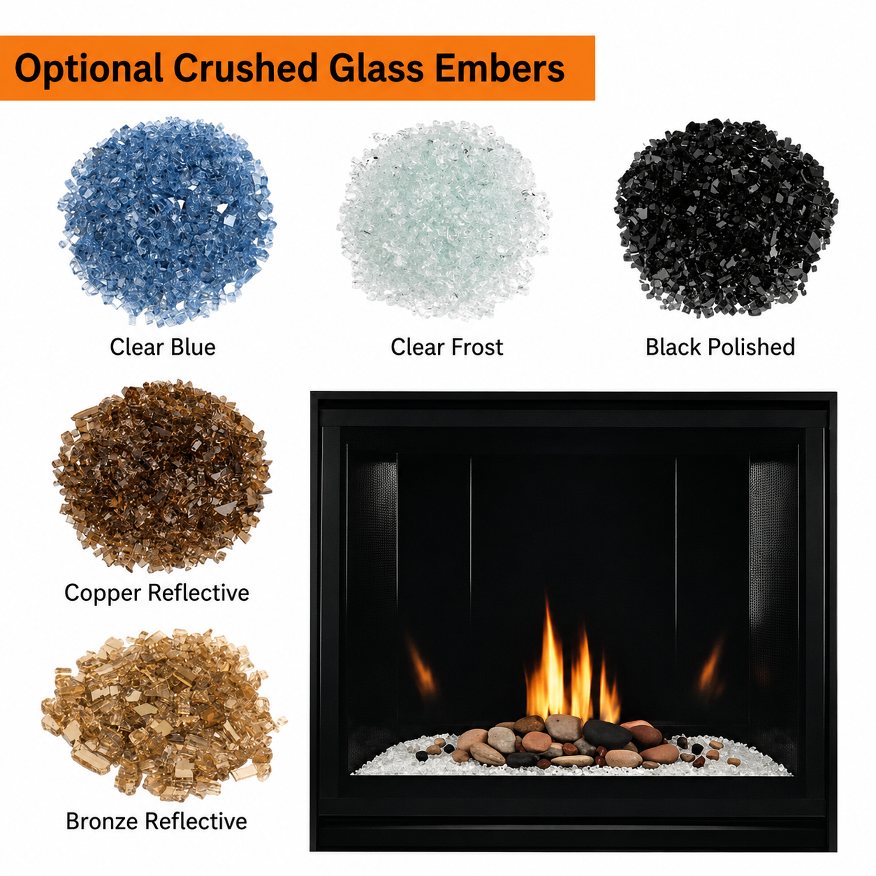 Empire Tahoe Clean Face Contemporary 32" Zero Clearance Direct Vent Gas Fireplace