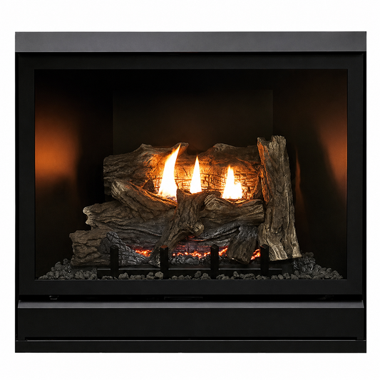Empire Tahoe Clean Face Deluxe 42" Direct Vent Gas Fireplace with Log Set
