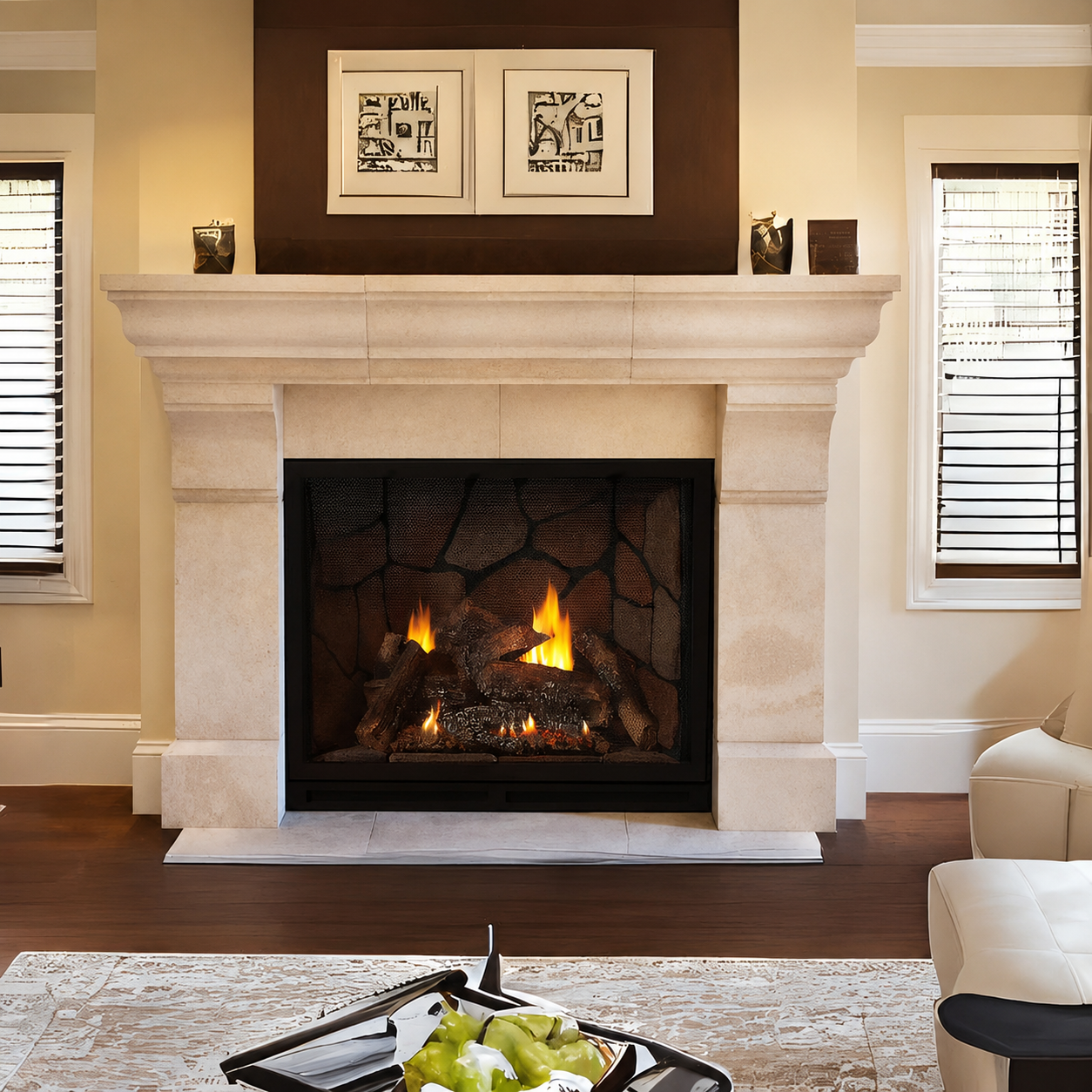 Empire Tahoe Clean Face Luxury 42" Zero Clearance Direct Vent Gas Fireplace
