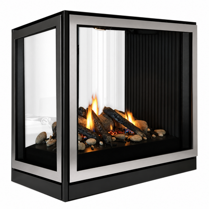 Empire Tahoe Clean Face Peninsula 36" Multi-Sided Direct Vent Gas Fireplace