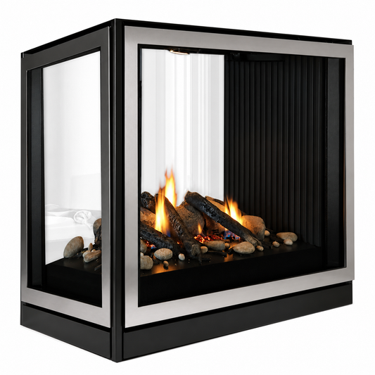 Empire Tahoe Clean Face Peninsula 36" Multi-Sided Direct Vent Gas Fireplace