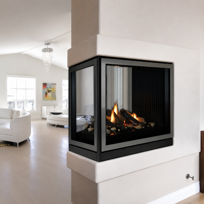 Empire Tahoe Clean Face Peninsula 36" Multi-Sided Direct Vent Gas Fireplace