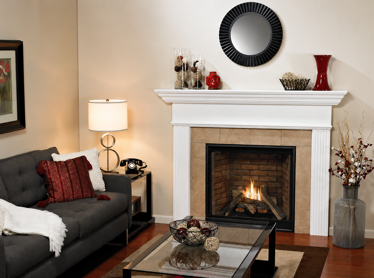 Empire Tahoe Clean Face Premium 32" Zero Clearance Direct Vent Gas Fireplace
