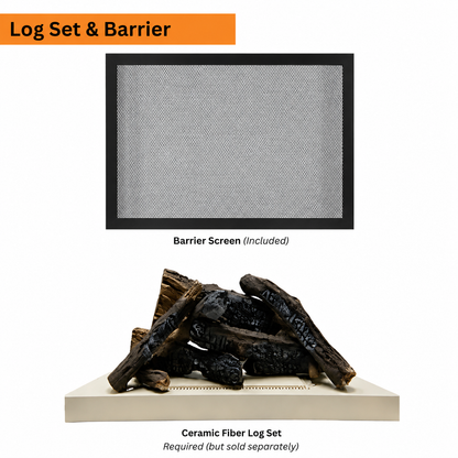 Empire Tahoe Clean Face Premium 36" Zero Clearance Direct Vent Gas Fireplace