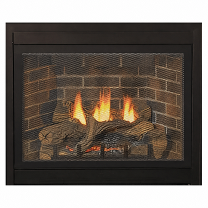Empire Tahoe Deluxe 32" Zero Clearance Direct Vent Gas Fireplace with Log Set