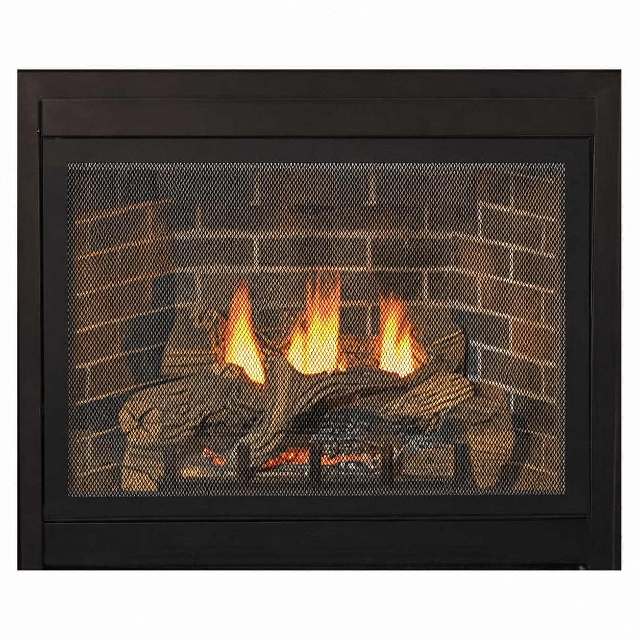 Empire Tahoe Deluxe 42" Zero Clearance Direct Vent Gas Fireplace with Log Set