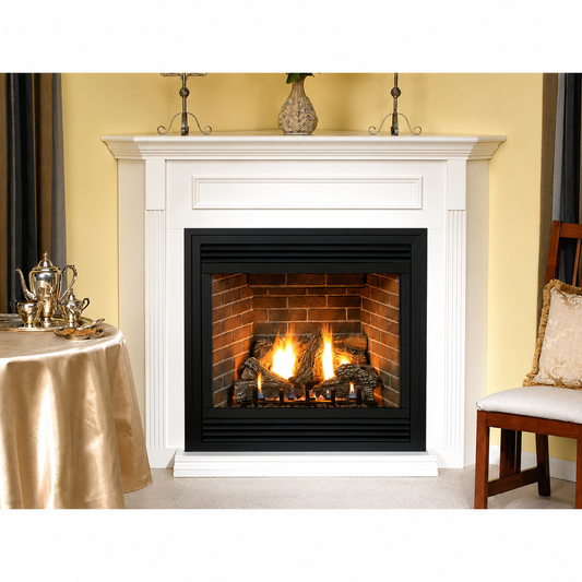 Empire Tahoe Premium 36" Zero Clearance Direct Vent Gas Fireplace with Log Set