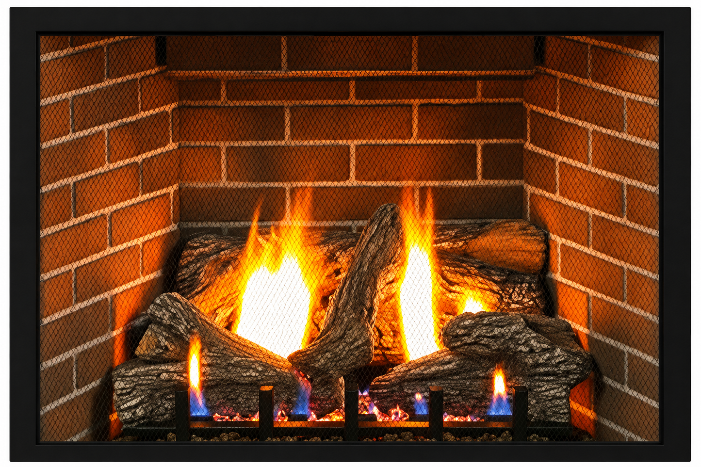 Empire Tahoe Premium 36" Zero Clearance Direct Vent Gas Fireplace with Log Set