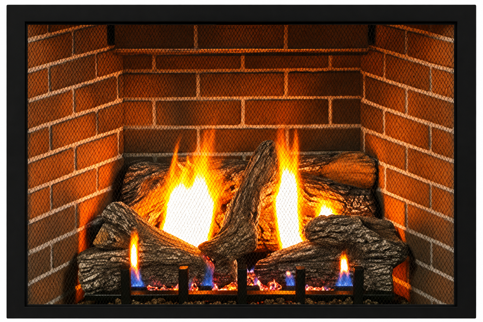 Empire Tahoe Premium 42" Zero Clearance Direct Vent Gas Fireplace with Log Set