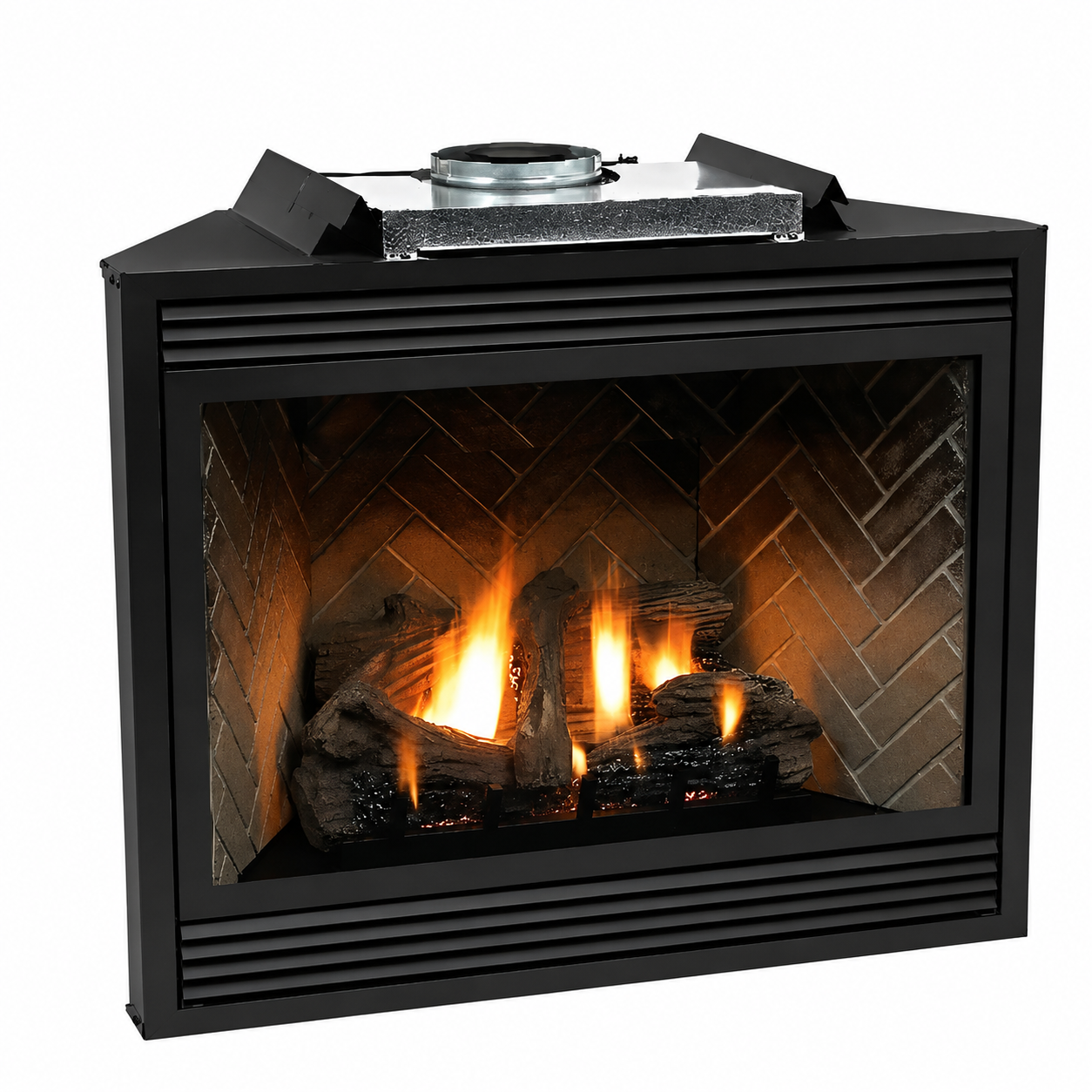 Empire Tahoe Premium 48" Zero Clearance Direct Vent Gas Fireplace with Log Set