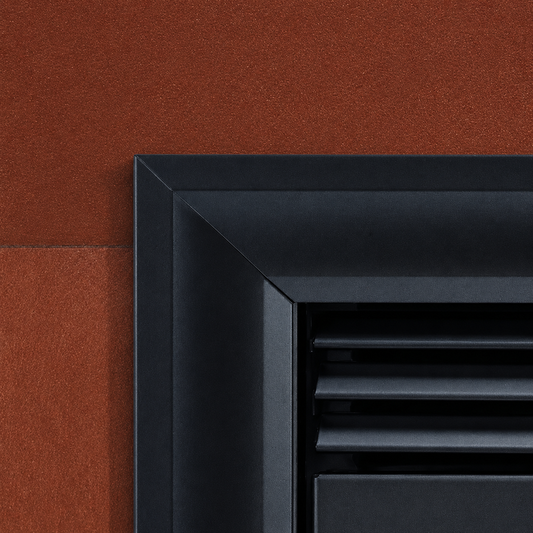 Empire VBS42SBL Matte Black 3-Piece Steel Outer Frame for 42" Fireplace and Firebox