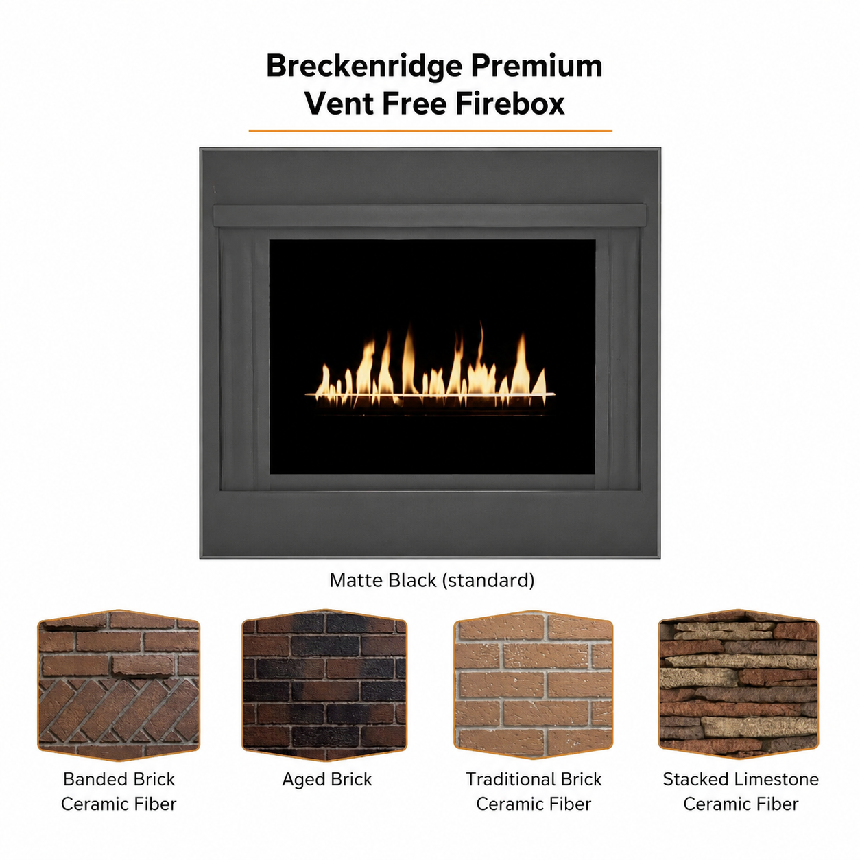 Empire VFP36FB Breckenridge 36" Vent Free Premium Firebox