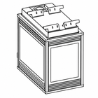 Empire VIB6A 4" x 6 5/8" Vertical Inlet Baffle