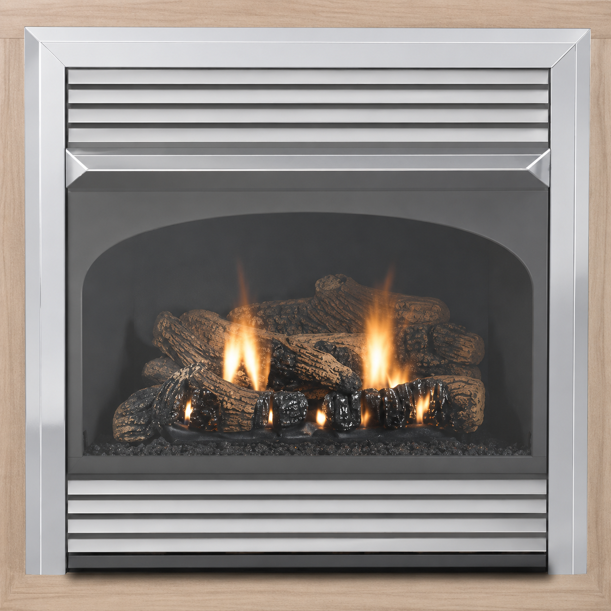 Empire VPS26HP Hammered Pewter Bottom Trim Kit for 26" Vail Vent Free Deluxe Fireplace