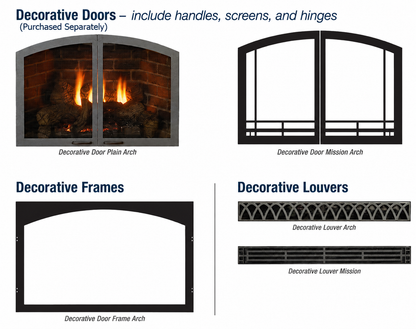 Empire Vail 24" Vent Free Premium Gas Fireplace 10,000 BTU with Slope Glaze Burner and Log Set