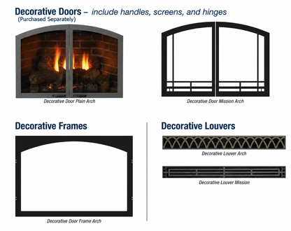 Empire Vail Deluxe 26" Special Edition Vent Free Gas Fireplace With Mantel, Burner & Log Set