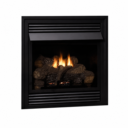Empire Vail Deluxe 26" Vent Free Gas Fireplace 10,000 BTU with Contour Burner and Log Set