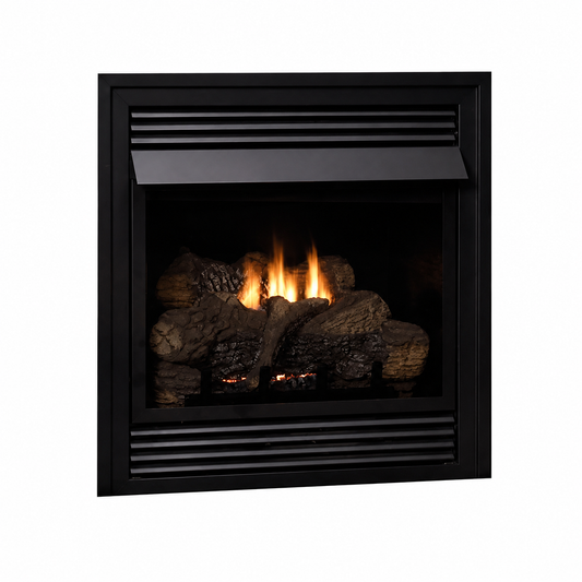 Empire Vail Deluxe 26" Vent Free Gas Fireplace 10,000 BTU with Contour Burner and Log Set