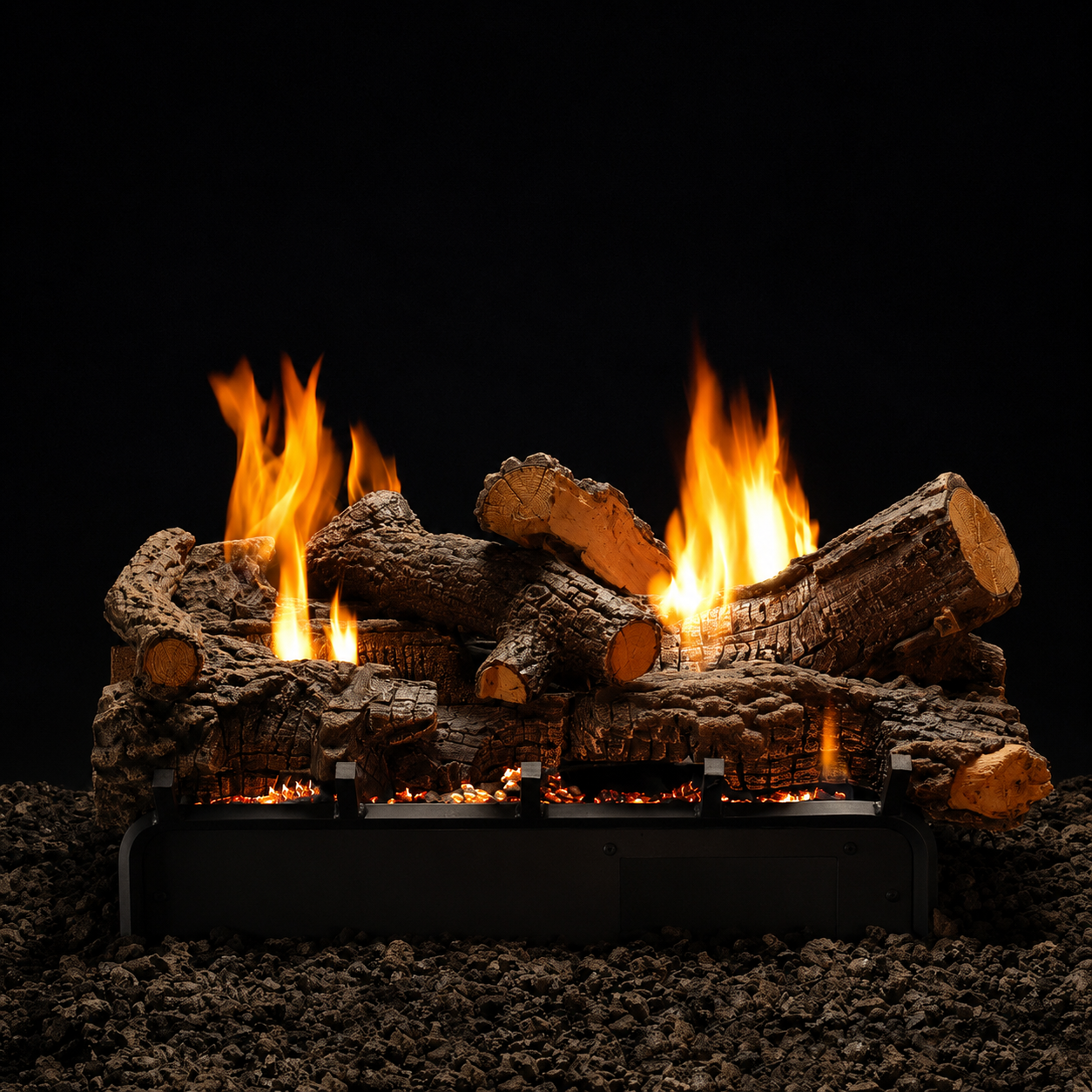 Empire Vail Peninsula 36" Multi-Sided Vent Free Premium Gas Fireplace