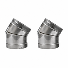 Empire WB12V30EK 30 Degree Elbow Kit for 36 and 44 Inch Blackburn Fireboxes