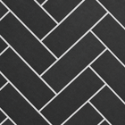 Empire WBL44HBL Herringbone Black Brick Set for Blackburn 44" Wood Firebox