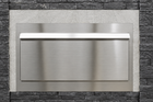 Empire WD36SS Stainless Steel Weather Door for 36" Carol Rose Coastal Premium Outdoor Firebox