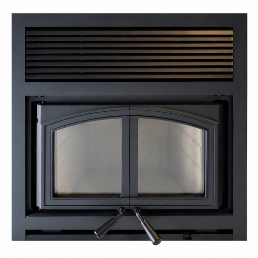 Empire WD4BL 36" Black Door Overlay for St. Clair 3000 Wood Burning Fireplace