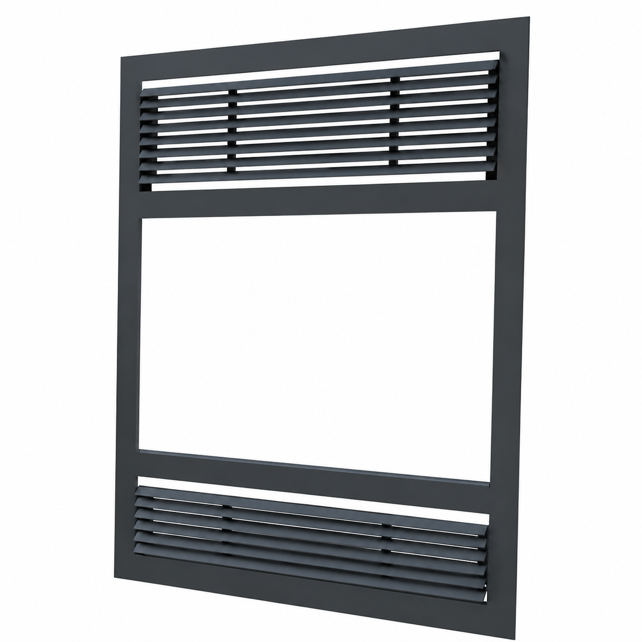 Empire WF5TBL 38" Black Traditional Faceplate for St. Clair 4300 Wood Burning Fireplace