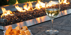 Empire WG484LT High Wind Deflector Glass Panel Kit for 48" Carol Rose Coastal Outdoor Linear Fire Pit