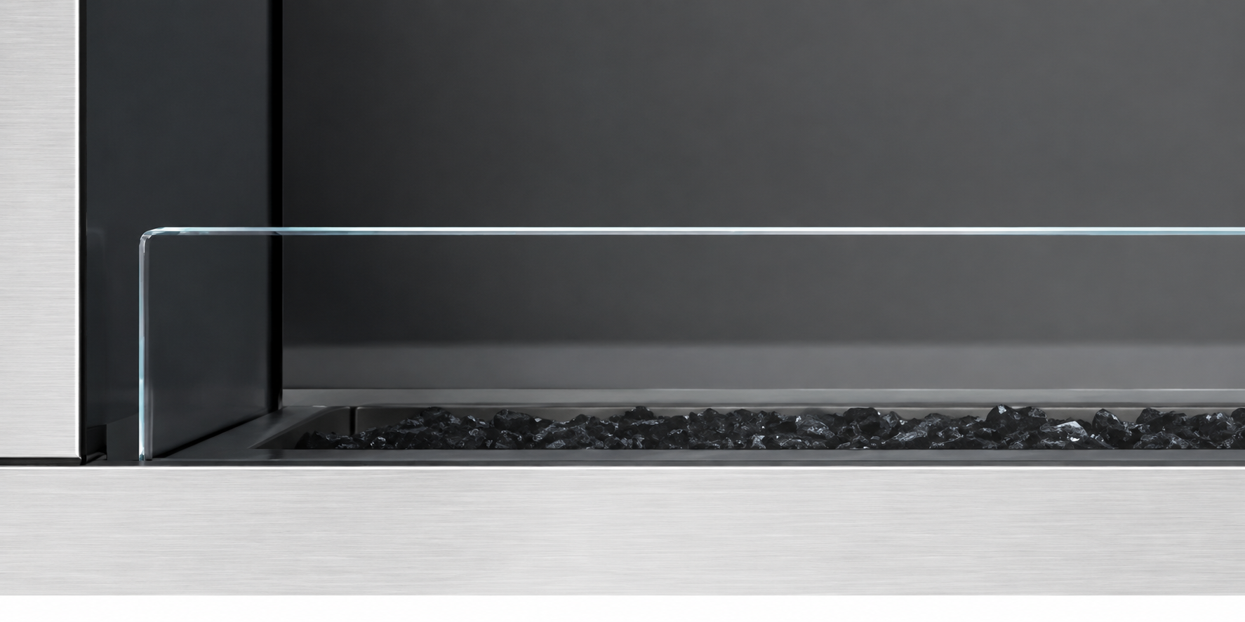 Empire WG48LT1 Taller Weather Deflector Glass Panel for 48" Carol Rose Coastal Outdoor Linear Fireplace