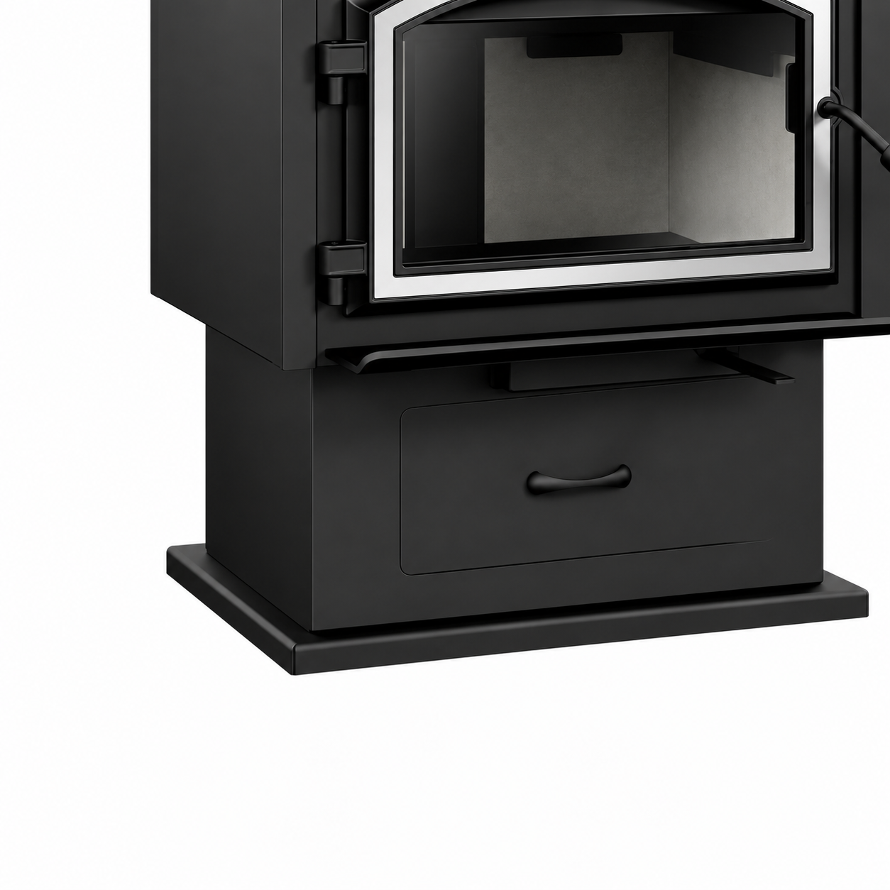 Empire WP1BL Black Pedestal for Gateway 1700 Wood Burning Stove