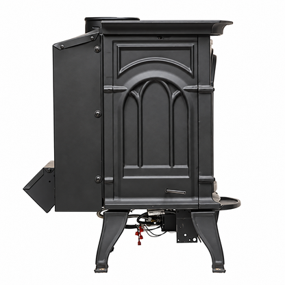 Everwarm EWVFS32 Freestanding Vent Free Gas Stove 32000 BTU with Log Set